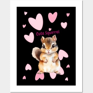 Cute Squirrel Posters and Art